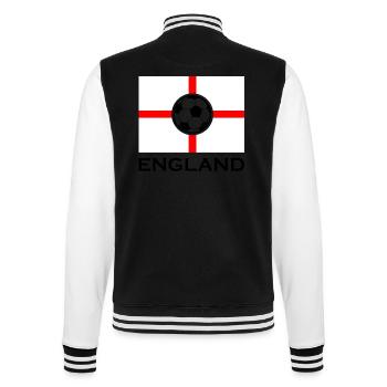 Fußball Soccer - College-Sweatjacke - Schwarz/Weiß - Hinten - Marisol (170cm)
