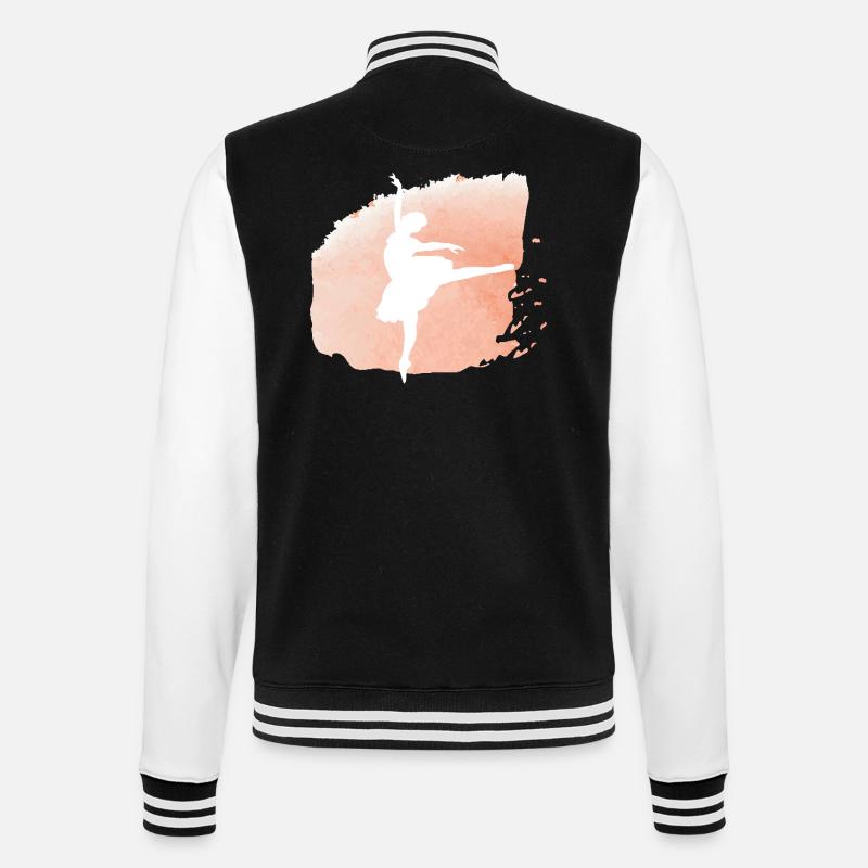Danse Musique de danse - Veste Teddy - noir/blanc