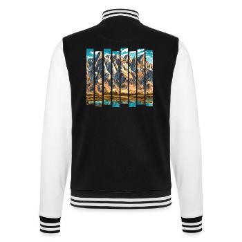 Mountains Hike Hiking Mountain Hiking Mountain Hikers - College Sweat Jacket - black/white - Back - Marisol (170cm)