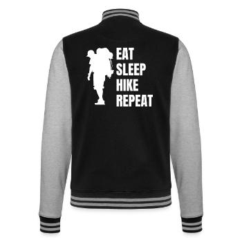 Wandern Bergwanderer Bergwandern Wanderung - College-Sweatjacke - Schwarz/Grau meliert - Hinten - Marisol (170cm)
