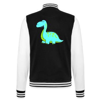 dino - College-Sweatjacke - Schwarz/Weiß - Hinten - Marisol (170cm)