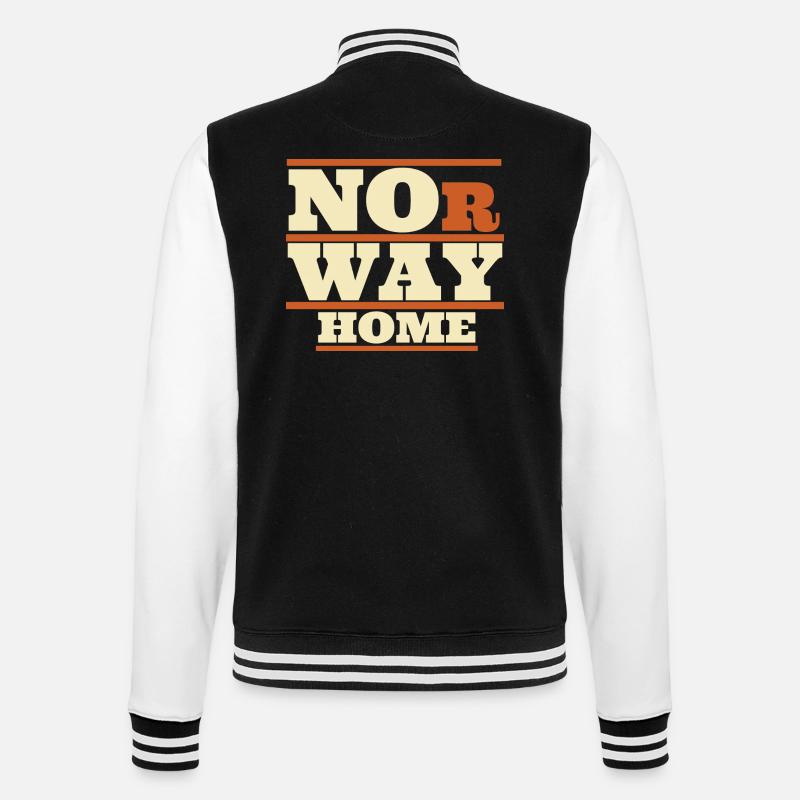 NoR Way Home - Veste Teddy - noir/blanc