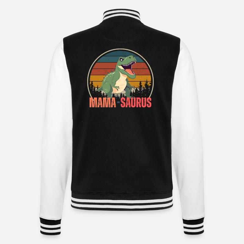 Mama saurus - College-Sweatjacke - Schwarz/Weiß
