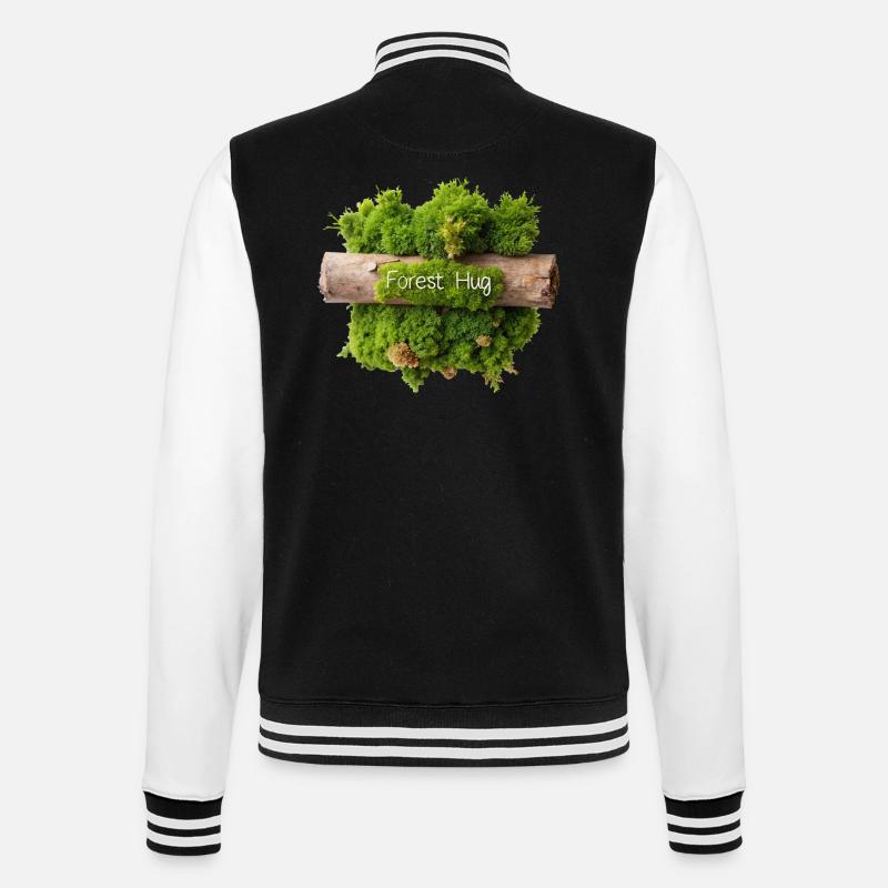 MOUSSE, CÂLIN DE FORÊT - Veste Teddy - noir/blanc