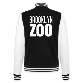 Brooklyn Zoo - College Sweat Jacket - black/white - Back - Marisol (170cm)