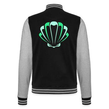 shell - College Sweat Jacket - black/heather grey - Back - Marisol (170cm)