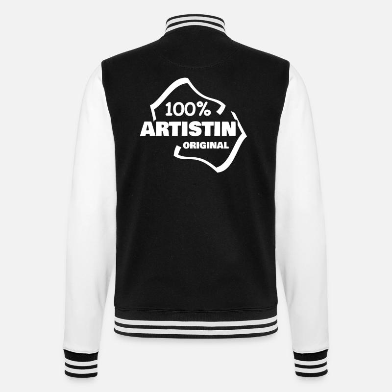 Profession : Artiste - Veste Teddy - noir/blanc
