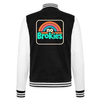 No Brokies 5 - College-Sweatjacke - Schwarz/Weiß - Hinten - Marisol (170cm)