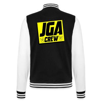 Jga Crew Junggesellenabschied - College-Sweatjacke - Schwarz/Weiß - Hinten - Marisol (170cm)