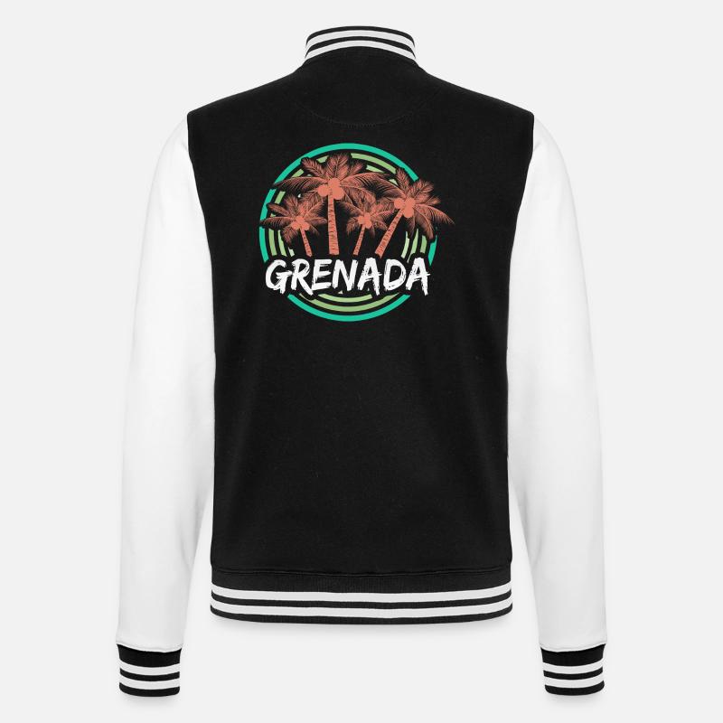 Cadeau pour la Grenade - Veste Teddy - noir/blanc