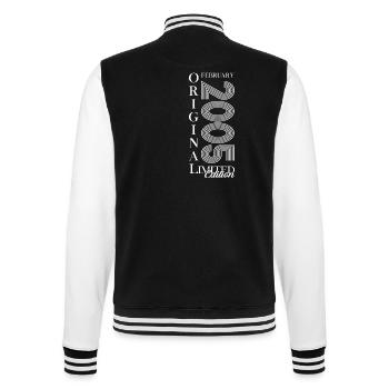 20ème Anniversaire Millésime Février 2005 - Veste Teddy - noir/blanc - Dos - Marisol (170cm)