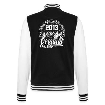 octobre 2013 Original:11 Ans Cadeau Anniversaire - Veste Teddy - noir/blanc - Dos - Marisol (170cm)