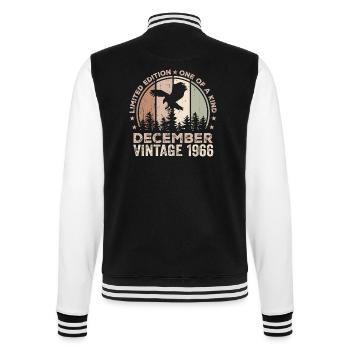 Incomparable since December 1966 58 Anniversary - College Sweat Jacket - black/white - Back - Marisol (170cm)