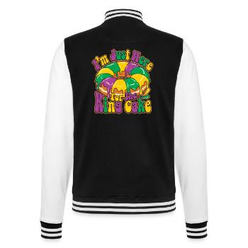King Cake Mardi Gras - Veste Teddy - noir/blanc - Dos - Marisol (170cm)