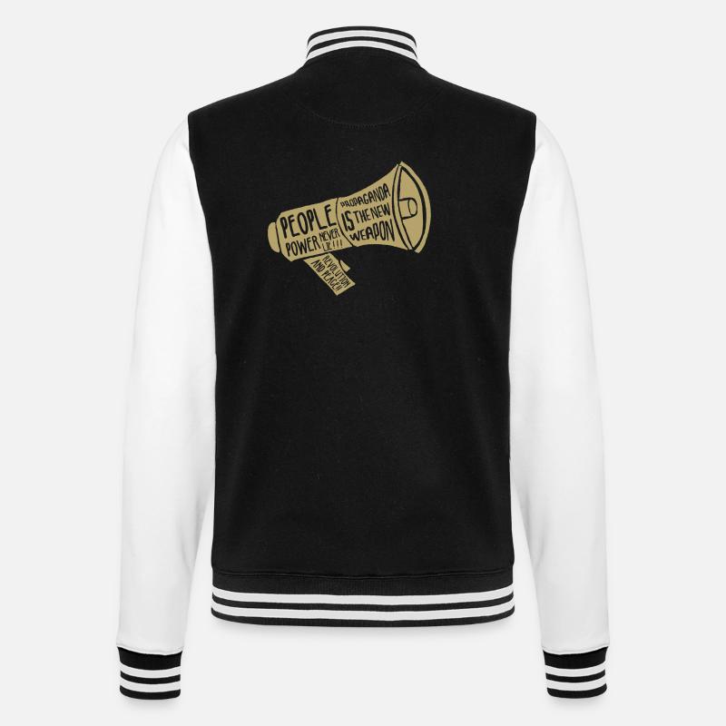 Propagande! - Veste Teddy - noir/blanc