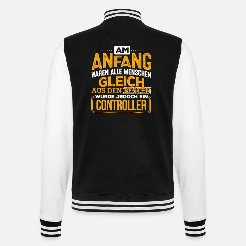 CONTROLLER - Der Beste - College-Sweatjacke - Schwarz/Weiß