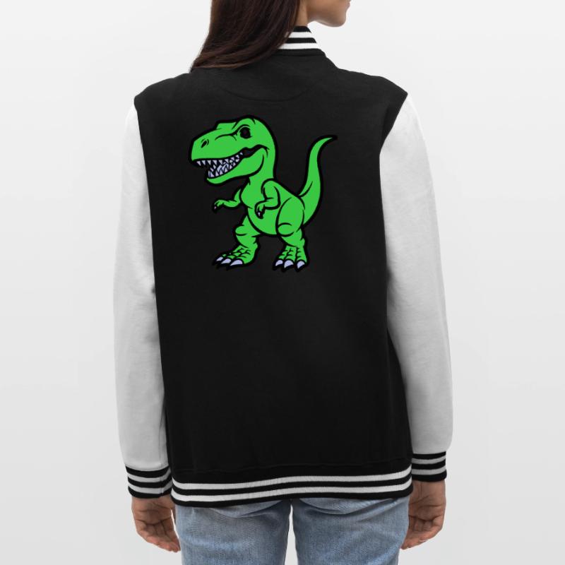 T Rex Comic College Sweat Jacket