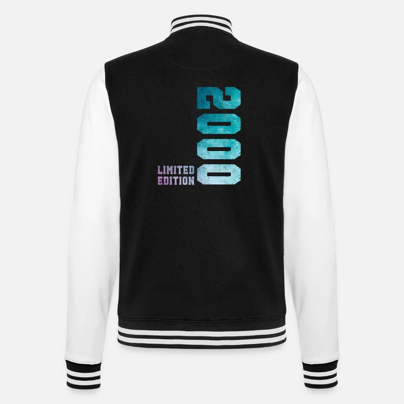 2000 Édition Limitée 26 ans anniversaire - Veste Teddy - noir/blanc
