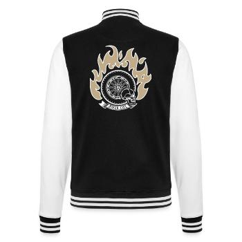 BIKER LIFE - Veste Teddy - noir/blanc - Dos - Marisol (170cm)