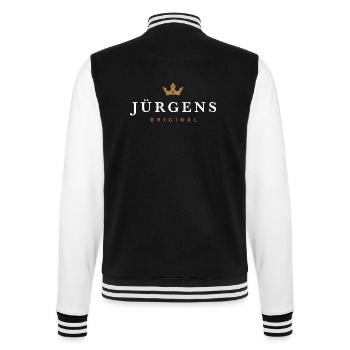 Le logo original de la famille Jürgen - Veste Teddy - noir/blanc - Dos - Marisol (170cm)