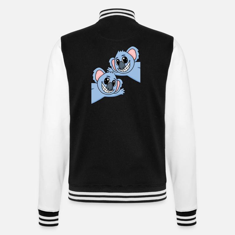 Koala Koalas - College Sweat Jacket - black/white