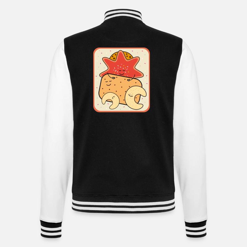 Boîte de biscuits de Noël - Veste Teddy - noir/blanc