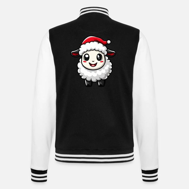Mouton Noël Mignon - Veste Teddy - noir/blanc