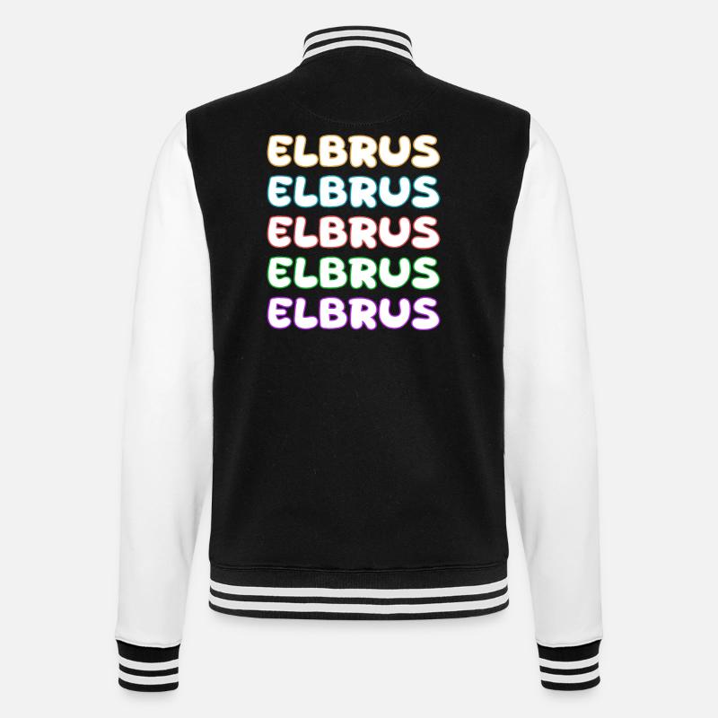 Elbrus - Veste Teddy - noir/blanc