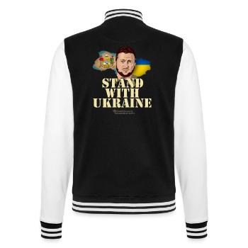 ukraine delaware - College-Sweatjacke - Schwarz/Weiß - Hinten - Marisol (170cm)