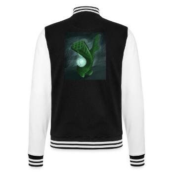 Abstract sculpture - College Sweat Jacket - black/white - Back - Marisol (170cm)