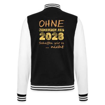 2028 - Veste Teddy - noir/blanc - Dos - Marisol (170cm)