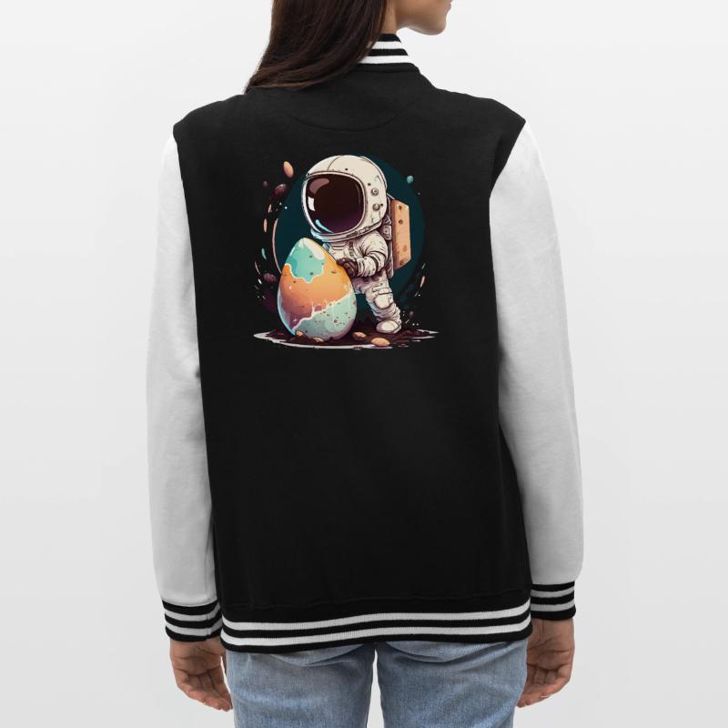 Easter Easter Bunny Easter Eve Easter Sunday Easter Egg Spring College Sweat Jacket
