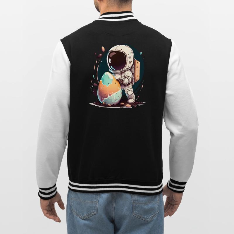 Easter Easter Bunny Easter Eve Easter Sunday Easter Egg Spring College Sweat Jacket