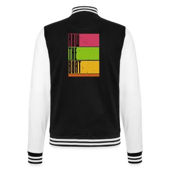 Row the Boat - Rowing - Rowing - Rower - Rower - College Sweat Jacket - black/white - Back - Marisol (170cm)