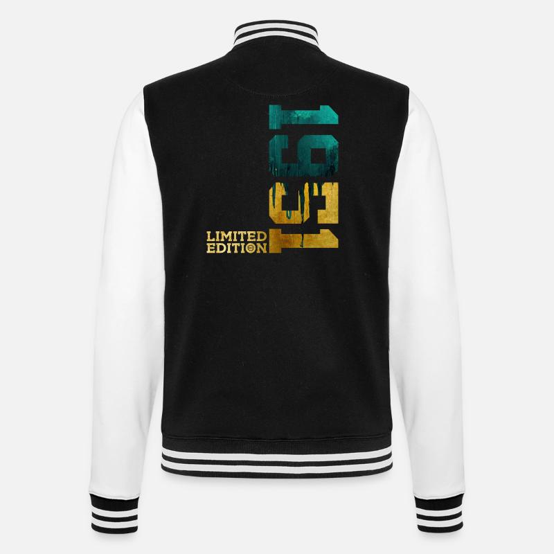 75E ANNIVERSAIRE ÉDITION LIMITÉE 1951 - Veste Teddy - noir/blanc
