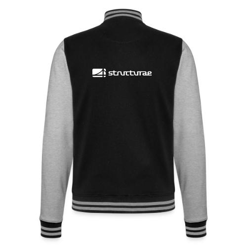 Structurae White - College Sweat Jacket