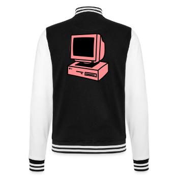 Computer - College Sweat Jacket - black/white - Back - Marisol (170cm)
