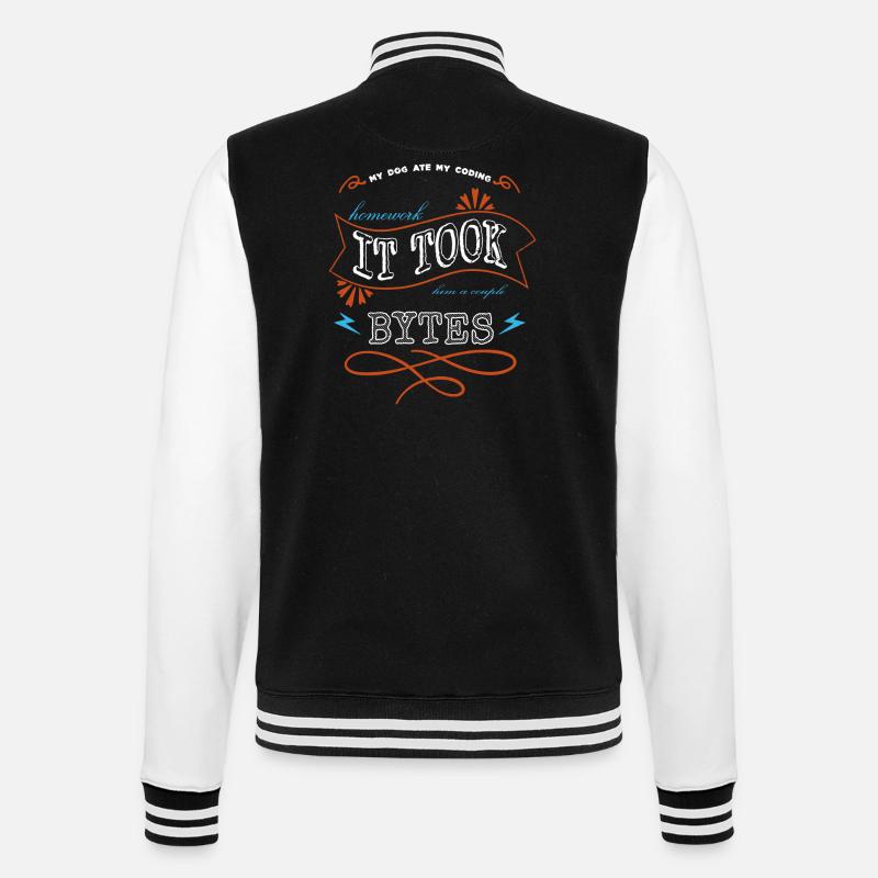 Idée cadeau d’anniversaire PC - Veste Teddy - noir/blanc