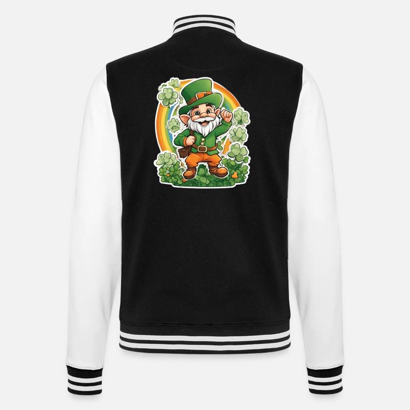 Saint Patrick 3 - Veste Teddy - noir/blanc
