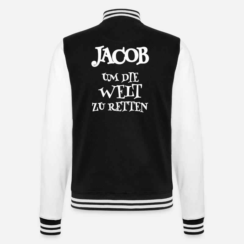 Sauveteur Jacob - Veste Teddy - noir/blanc
