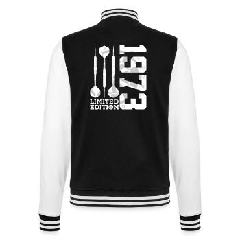 LIMITED EDITION 1973 DARTS 53. GEBURTSTAG - College-Sweatjacke - Schwarz/Weiß - Hinten - Marisol (170cm)