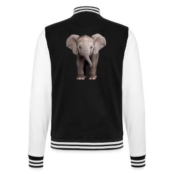 Bébé éléphant Elefant - Veste Teddy - noir/blanc - Dos - Marisol (170cm)