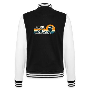GR20 GR 20 randonnée Corse - Veste Teddy - noir/blanc - Dos - Marisol (170cm)