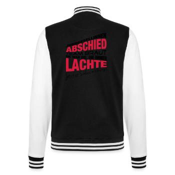 Die, die immer lachte - College-Sweatjacke - Schwarz/Weiß - Hinten - Marisol (170cm)