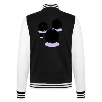 boule - College-Sweatjacke - Schwarz/Weiß - Hinten - Marisol (170cm)