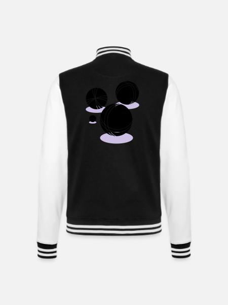 boule - College-Sweatjacke - Schwarz/Weiß