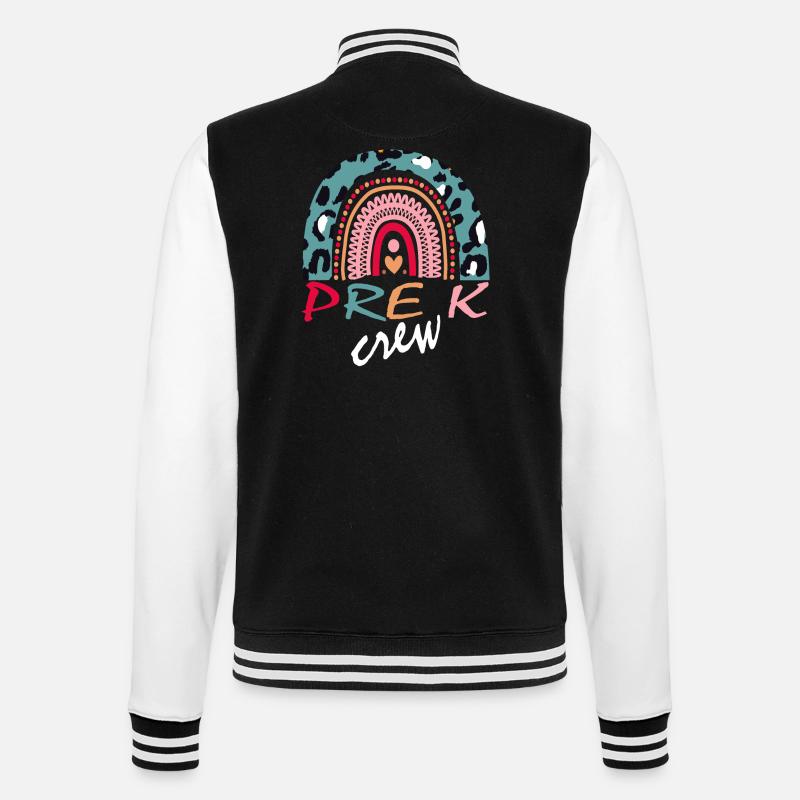 Pre K Crew Gift - College Sweat Jacket - black/white