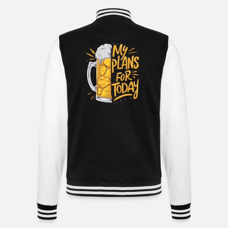 Bier - Mes projets pour aujourd’hui - Veste Teddy - noir/blanc