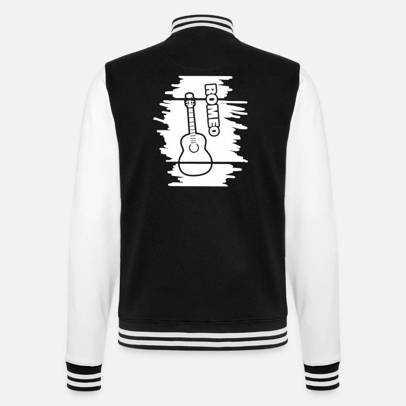 Roméo comme guitare - Veste Teddy - noir/blanc