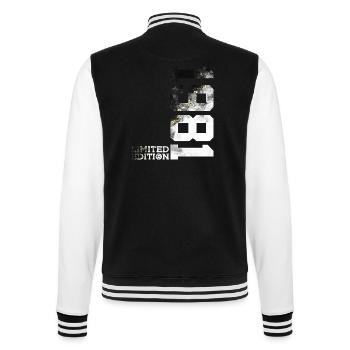 45E ANNIVERSAIRE ÉDITION LIMITÉE 1981 - Veste Teddy - noir/blanc - Dos - Marisol (170cm)